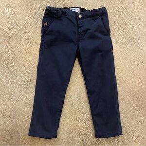 Mayoral Navy Blue Kids Chino Pants